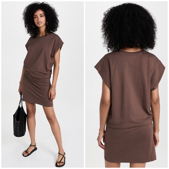 Pistola Tanya Muscle Tee Mini Dress In Mushroom Size XL EUC - Picture 1 of 10